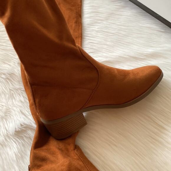 Tall Regular Calf Cognac New York And Company Womens Ruby size 10 - Picture 4 of 12